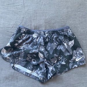 Like New floral Nike Running shorts.